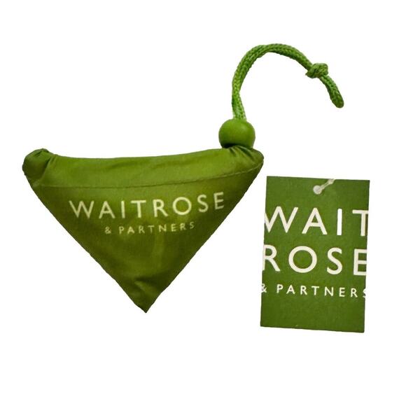 Waitrose & Partner Green Core RPET 8kg Bag Reusable Shopping Tote Bag Genuine UK - Picture 3 of 12